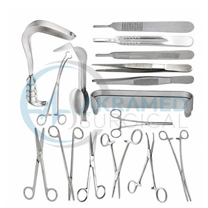 Ensemble d'instruments vaginaux de base de haute qualité certifié CE, instruments chirurgicaux gynécologiques en acier inoxydable, kit réutilisable - Product Image 4