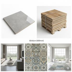 Losas de Piedra Sinterizada, Azulejos Vitrificados Pulidos y Esmaltados (PGVT) de 600x1200mm (2x4 pies) 800x1600mm, Revestimiento Moderno de Piso a Techo - Product Image 3