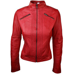 Veste d'hiver pour femme en cuir véritable, de qualité supérieure, design personnalisé, taille adulte, imperméable et écologique - Product Image 2