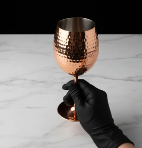 Elegant Look Metal Wine <b>Goblet</b> Engraved Design Bronze Metal Chalice Best Quality Vintage Design <b>Goblets</b> at Reasonable Price - Product Image 2