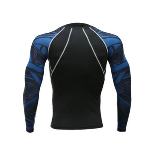 เสื้อแรชการ์ดแขนยาวคุณภาพสูงแบบ OEM สั่งทำพิเศษ ป้องกันรังสียูวี 50 ระบายอากาศได้ดี แห้งเร็ว ต้านเชื้อแบคทีเรีย สำหรับทุกเพศ - Product Image 6