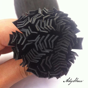 Extensiones de Cabello de Queratina Virgen 100% de Alta Calidad, Alineadas con la Cutícula, Onduladas Naturales Profundas, Rizo Italiano, Grado 12A, Más Vendidas - Product Image 1