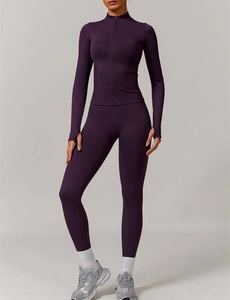 Ensemble de vêtements de sport sans couture pour femmes, soutien-gorge de sport, leggings taille haute, évacuation de l'humidité, yoga, gym, entraînement, vêtements de sport deux pièces - Product Image 4