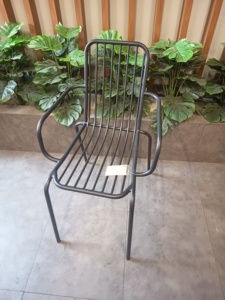 Modern Metal <b>Dining</b> <b>Chair</b> Minimalist Design Stable indoor Furniture - Product Image 6