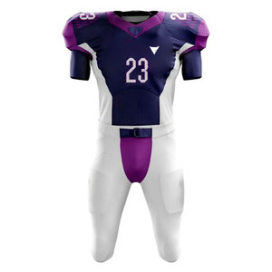 Hot Selling <b>Cheap</b> Price Breathable Quick Dry Polyester American Football Uniform Custom Design Latest Design Custom Colors Sizes - Product Image 1