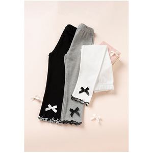 Pantalones de Punto Estilo Coreano OZKIZ para Niñas de 2 a 6 Años, Color Sólido, Estilo Dulce, Moda Infantil para Primavera/Otoño, Venta al Por Mayor - Product Image 1