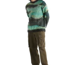 Pull d'hiver 100 % coton pour homme - Tricot confortable, service OEM - Product Image 3