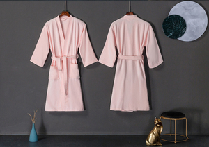 Peignoir Kimono en Coton Éponge 100% pour Hommes et Femmes, Grande Taille, Robe de Luxe pour Hôtel et Spa, Respirant, Doux, Absorbant, Séchage Rapide - Product Image 3