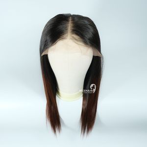 Vague naturelle du fournisseur vietnamien 13x6 pour dentelle frontale pour perruque de cheveux Remy couleur ombrée cheveux humains droits du Vietnam - Product Image 4