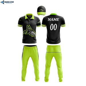 Men's Red White Striped Sports Kit Short Sleeve cricket uniform With Matching <b>Pants</b> Breathable Regular Fit All Seasons - Product Image 6