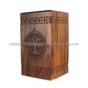 Urne en bois pour cendres humaines, urnes funéraires pour hommes et femmes, urnes de haute qualité - Product Image 5