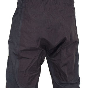 Men <b>Black</b> Waterproof Nylon <b>Work</b> Coverall with Zipper Design and Reflective Stripes - Product Image 6