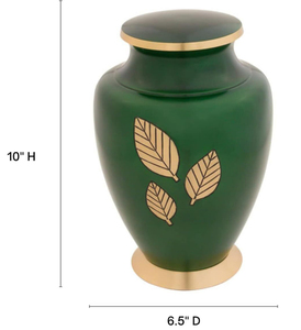 Urnes funéraires en laiton pour adultes, urnes artisanales pour cendres d'hommes et de femmes, urnes décoratives, urnes funéraires - Product Image 2