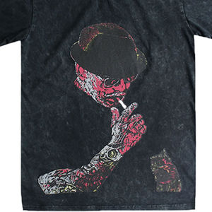 T-shirts graphiques personnalisés pour hommes, t-shirts oversize, t-shirts vintage lavés, streetwear, hauts décontractés, manches courtes, t-shirt en coton noir - Product Image 5