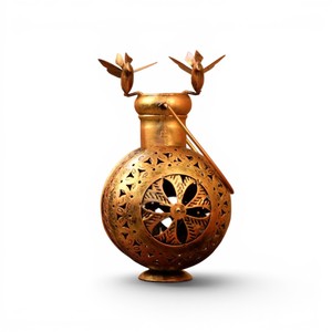 Handcrafted Iron Bird <b>Lantern</b> | Decorative Metal Tea Light Holder | <b>Vintage</b> Tabletop <b>Lantern</b> for Home Decor - Product Image 3