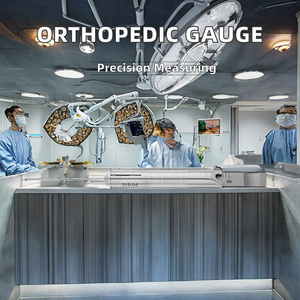 Jauge de profondeur orthopédique, instrument chirurgical pour la mesure précise de la profondeur d'insertion des vis osseuses et de la longueur des trous de perçage, pour l'aide à la mesure. - Product Image 6