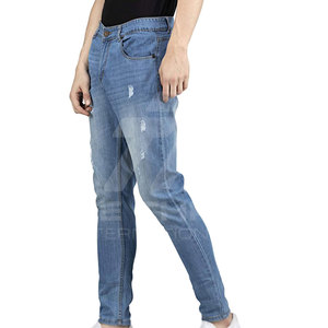 Pantalones Vaqueros Versátiles para Uso Diario, Elegantes, Duraderos, Cómodos, de Diseño Casual, Corte Recto, Cintura Media, Ligeros, 100% Algodón Tejido - Product Image 3