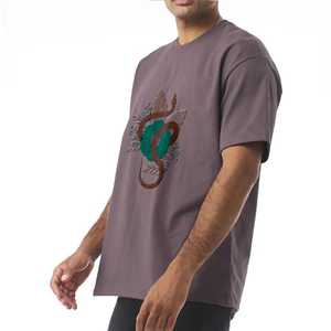 T-shirt pour homme 100% coton respirant, impression personnalisée sur demande, avec étiquette privée, qualité supérieure 2026. - Product Image 3