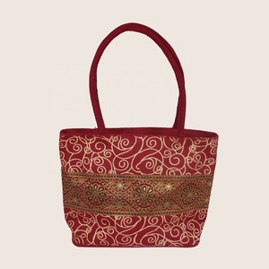 Bolsa de Yute Personalizada EWB con Nombre, Tamaño Mediano, Cierre de Cremallera, Asa de Mano Reciclada, para Uso Diario, Bodas, Compras, con Patrón de Letras - Product Image 2