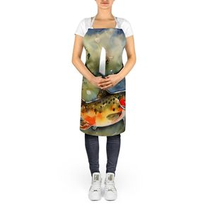 Brook Trout <b>Apron</b> Unisex Large Multicolor <b>Kitchen</b> Server for Cooking Baking Crafts Gardening-Adult <b>Women</b> and Men - Product Image 5