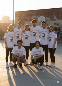 Camisetas de corte y confección con serigrafía de logotipo, 100% algodón de alta densidad, corte perfecto, el mejor material, camisetas unisex extragrandes. - Product Image 6