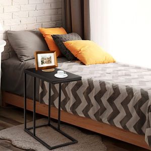 Tavolino da Caffè Minimalista con Piano in Marmo e Telaio in Acciaio Estensibile per Salotto e Divano - Product Image 4