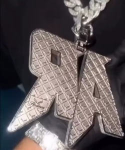 Iced Out VVS Moissanite Custom Name Letter Pendant Pass Diamond <b>Tester</b> Hip Hop Jewelry Custom Alphabet Letter Pendant For Men's - Product Image 6