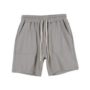 Shorts délavés à l'acide de haute qualité pour hommes nouvelle mode 100% coton Logo personnalisé fermeture à cordon Shorts Cargo pour hommes - Product Image 6