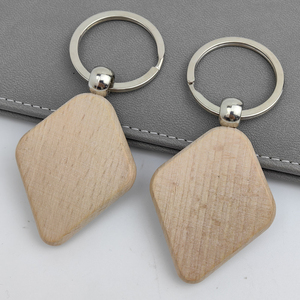 <span class=keywords><strong>Porte</strong></span>-clés en bois personnalisé fait main avec anneau, gravure laser, alliage de zinc, <span class=keywords><strong>porte</strong></span>-clés en bois vierge pour cadeaux DIY - Product Image 6