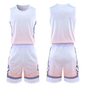 Ensemble d'uniformes de basketball personnalisés à prix raisonnable, vêtements de sport, faible MOQ, service OEM personnalisé, uniforme de basket-ball - Product Image 1