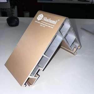 Profilé en aluminium anodisé personnalisable pour ascenseur, série 6000, forme circulaire, SHALUMI, fabriqué au Vietnam, soudage, découpe, pliage - Product Image 2