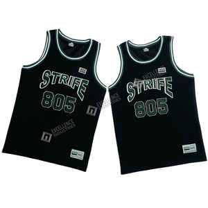 Maillot de basket-ball réversible personnalisé, respirant, avec nom et numéro personnalisés, taille plus, 100% polyester, unisexe, adultes, fabriqué au Pakistan - Product Image 4