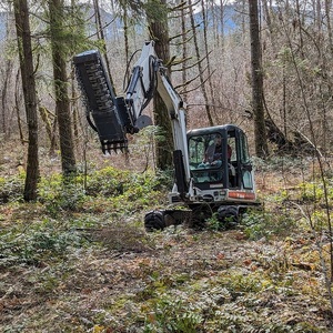 Mini-excavatrice Bobcat d'occasion en bon état avec godet broyeur et pelle, également livrée avec 2 ans de garantie, à vendre - Product Image 5