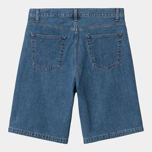 Shorts en jean pour hommes, coupe ample, denim délavé - Product Image 2