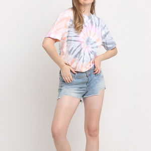 T-shirts à manches courtes pour femmes 100% polyester sublimé, coupe estivale, prix abordable, vêtements décontractés d'hiver, t-shirts sublimés pour femmes - Product Image 4