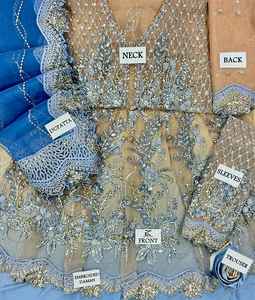 Robe de mariée lourde pour femmes, tenue de soirée 2026, qualité supérieure, style Bollywood, costume de créateur sur mesure, vente chaude - Product Image 3