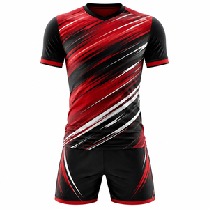 Fabricante de Uniformes de Fútbol Personalizados por Sublimación, Tela de Malla de Secado Rápido 100% Poliéster |   Pantalones Cortos de Fútbol al por Mayor (Parte Delantera) - Product Image 1