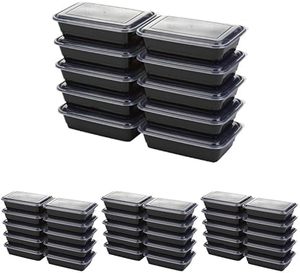 Contenants Richfull pour la préparation des repas à domicile, pour nouilles et gelée, épaisseur personnalisable, couvercles réutilisables, robustes, étanches, adaptés aux aliments, micro-ondes et congélateur - Product Image 6