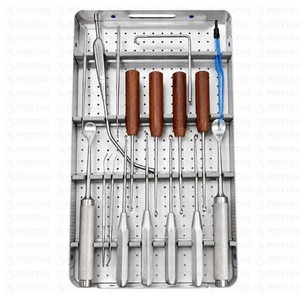 Ensemble d'instruments pour la colonne lombaire avec étui de stérilisation, système d'instruments neurochirurgicaux en acier inoxydable pour la chirurgie spinale par Pentax CE - Product Image 4
