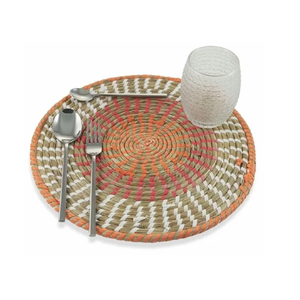 Meilleur prix pour des sets de table ronds rustiques en jonc de mer tressé, résistants à la chaleur, pour mariages, restaurants, fêtes, en provenance du Vietnam - Product Image 2