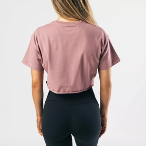 T-shirt court de haute qualité pour femmes grandes tailles 2026 – Prix de gros, respirant, avec services OEM/ODM - Product Image 2