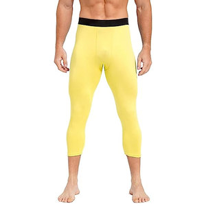 Leggings de Compresión Largos para Hombre Voxstyle Enterprises, Color Morado, Transpirables, Cintura Elástica, Spandex/Nailon 220g, Color Sólido - Product Image 4