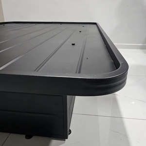 King Size Modern Foldable Heavy Duty Metal <b>Bed</b> <b>Frame</b> <b>Platform</b> Base for Hotels & Motels Commercial Steel Mattress Support System - Product Image 4