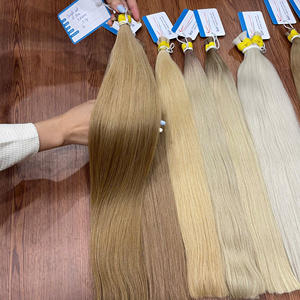 Super promotion sur les cheveux humains vietnamiens en vrac, colorés, naturels, lisses, super soyeux et doux - Product Image 2