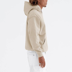 Sweat-shirts d'hiver pour hommes, couleur unie, décontractés, avec poches, 100% coton, respirants, écologiques, imperméables, épais - Product Image 6