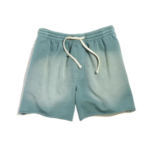 กางเกงขาสั้นลำลองสไตล์สตรีทแวร์สำหรับผู้ชายปี 2026 ล้างสีแบบแอซิด แห้งเร็ว ระบายอากาศได้ดี ผ้าฝ้าย โลโก้สั่งทำได้ ลายเรียบ เอวยางยืด ผ้าแคนวาส - Product Image 6