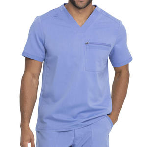 Men V Neck Medical <b>Clothes</b> Soft Quick Dry Nursing <b>Scrub</b> Sets Dental Laboratory <b>Scrub</b> Set Men Uniform <b>Scrub</b> Set For daily Use - Product Image 4