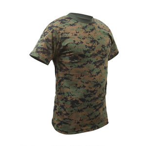 Services OEM, vente en gros de t-shirts en coton épais, imprimé Jungle Real Tree, chasse, randonnée, manches longues, toutes conditions, t-shirts pour hommes - Product Image 3