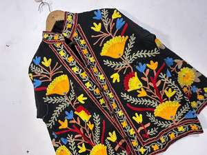 Veste d'hiver matelassée Kantha en coton écologique réversible à imprimé floral indien pour femmes et filles - Product Image 2