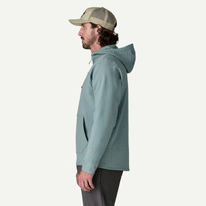 Chaqueta Ligera con Capucha y Forro Polar para Hombre, Chaqueta Cortavientos con Media Cremallera para Senderismo al Aire Libre, Prenda Superior Cálida e Informal para Invierno - Product Image 2